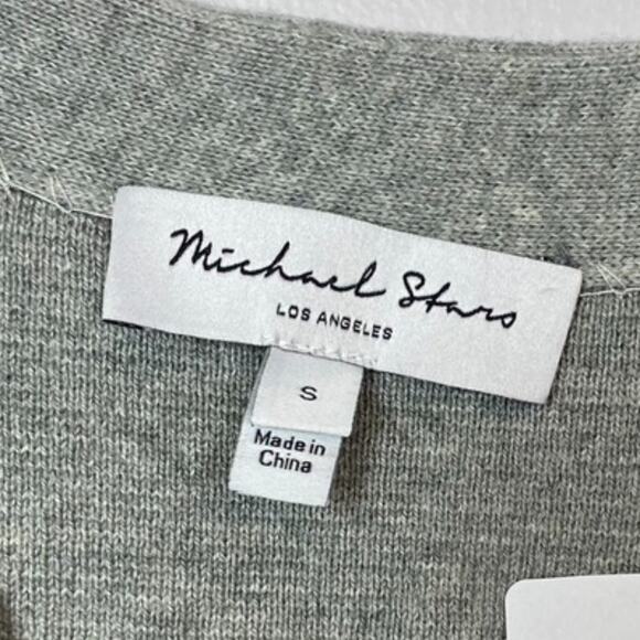 Michael Stars Milano V-neck Cardigan grey small - Picture 5 of 6
